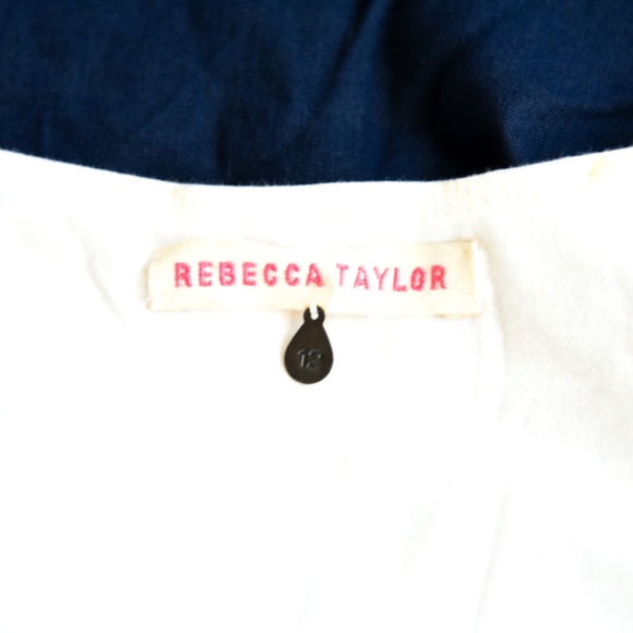 Rebecca Taylor White and Denim Day Dress - Picture 6 of 6